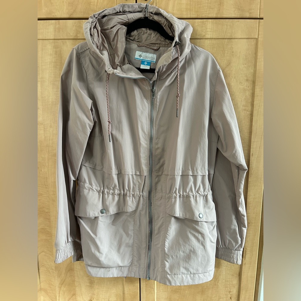 Blush Columbia Rain Coat